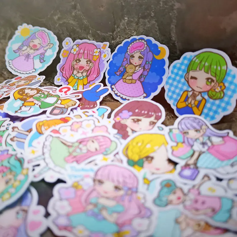 40pcs Cute Cartoon Girl Scrapbooking Stickers Flower Little Cartoon Girl Emotion DIY Craft Decorative Stickers
40pcs Cute Cartoon Girl Scrapbooking Stickers Flower Little Cartoon Girl Emotion DIY Craft Decorative Stickers