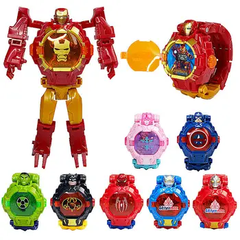 2019 New Superhero Robot Children's Watch Toy for Children's Birthday Christmas Gift Girl Boy Watch Deformation Toy Wristwatch
2019 New Superhero Robot Children's Watch Toy for Children's Birthday Christmas Gift Girl Boy Watch Deformation Toy Wristwatch
