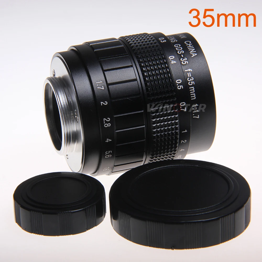 25 мм 50 f1.4 35 f1.7 C Mount CCTV Lens для M4/3 Olympus Canon EOS M sony E NEX Nikon 1 Fujifilm Pentax|50mm f1.4|35mm f1.7c mount |