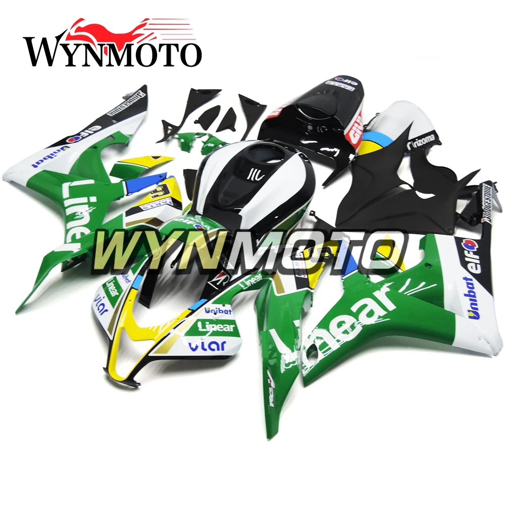 Green White Yellow Full ABS Injection Plastics Fairings For Honda CBR6000RR F5 2007 2008 07 08 Motorcycle ABS Fairings Bodywork
Green White Yellow Full ABS Injection Plastics Fairings For Honda CBR6000RR F5 2007 2008 07 08 Motorcycle ABS Fairings Bodywork