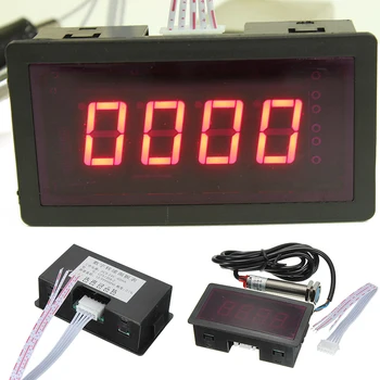 Tachometer RPM Speed Meter Red 4 Digital LED Display + NPN Hall Proximity Switch Sensor Electronic Digital Tachometer
Tachometer RPM Speed Meter Red 4 Digital LED Display + NPN Hall Proximity Switch Sensor Electronic Digital Tachometer