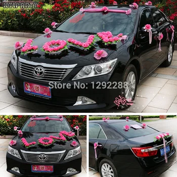 Artificial flowers 1 set/lot red/pink wedding car flower decoration set with LOVE decorative flowers wreaths
Artificial flowers 1 set/lot red/pink wedding car flower decoration set with LOVE decorative flowers wreaths