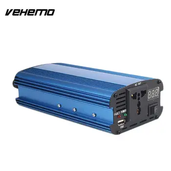 Vehemo 800W Peak Auto Inverter Solar Power Inverter LED Car Inverter Portable High Performance Charger 
Vehemo 800W Peak Auto Inverter Solar Power Inverter LED Car Inverter Portable High Performance Charger
