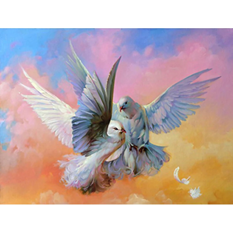 5D Diamond painting Flying pigeon DIY diamond embroidery mosaic round rhinestone cross stitch home decoration Handicraft
5D Diamond painting Flying pigeon DIY diamond embroidery mosaic round rhinestone cross stitch home decoration Handicraft