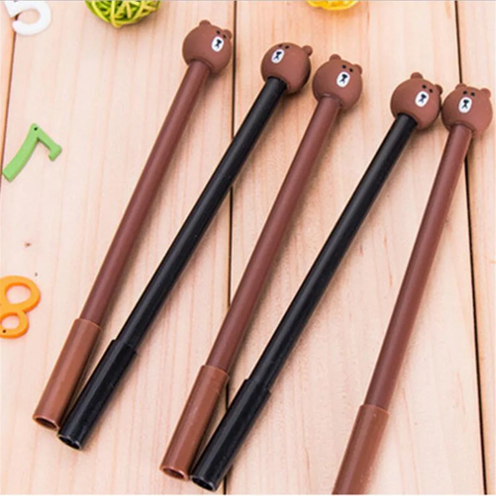 Cute little bear gel pens Office with school chancery Plastic 0.38mm pens Creative Stationery Writing chancery office supplies
Cute little bear gel pens Office with school chancery Plastic 0.38mm pens Creative Stationery Writing chancery office supplies