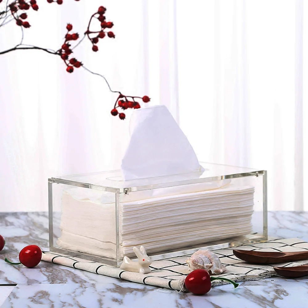 Small Size Facial Tissue Dispenser Rectangular Box Cover Holder 7.72 x 4.92 x 3.30inch for Bathroom, Kitch
Small Size Facial Tissue Dispenser Rectangular Box Cover Holder 7.72 x 4.92 x 3.30inch for Bathroom, Kitch