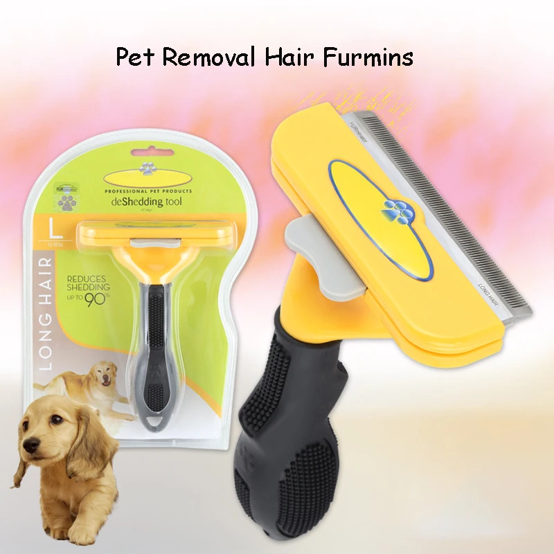 Pet Deshedding Removal Hair Furmins Comb Grooming Brush for Dog Cat Grooming Brush Tool Hair Clipper Stainless Combs Supplies
Pet Deshedding Removal Hair Furmins Comb Grooming Brush for Dog Cat Grooming Brush Tool Hair Clipper Stainless Combs Supplies