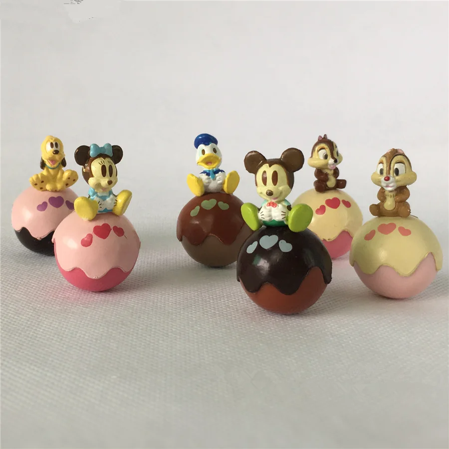 6pcs/lot 4cm mickey minnie Donald duck pluto Chip 'n' Dale PVC Action figure toys Adorable Collectible Model set
6pcs/lot 4cm mickey minnie Donald duck pluto Chip 'n' Dale PVC Action figure toys Adorable Collectible Model set