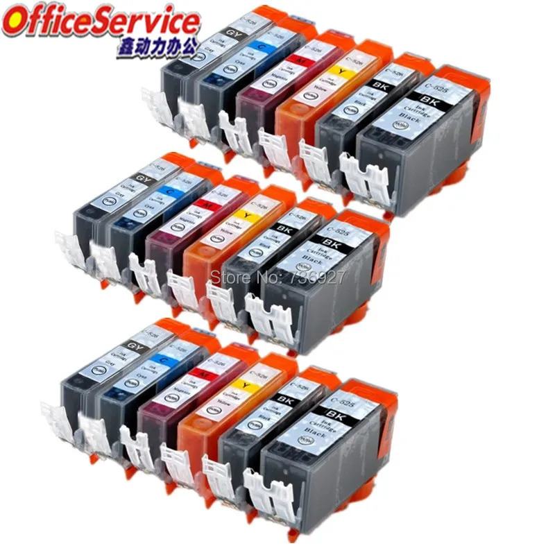 

18X PGI-525 CLI-526 PGI525 CLI526 Compatible ink Cartridge For Canon PIXMA MG6150 MG6250 MG8150 MG8250 inkjet printer