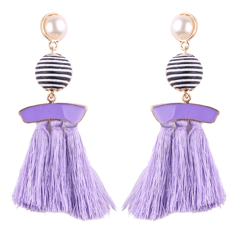 Fringed Fashion Tassel Earrings*