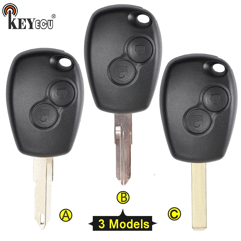 KEYECU for 1x/2x for Renault Modus Twingo Duster Logan Modus Sande Fluence Clio Kangoo 2 Button Remote Key Shell Case Cover Fob
KEYECU for 1x/2x for Renault Modus Twingo Duster Logan Modus Sande Fluence Clio Kangoo 2 Button Remote Key Shell Case Cover Fob