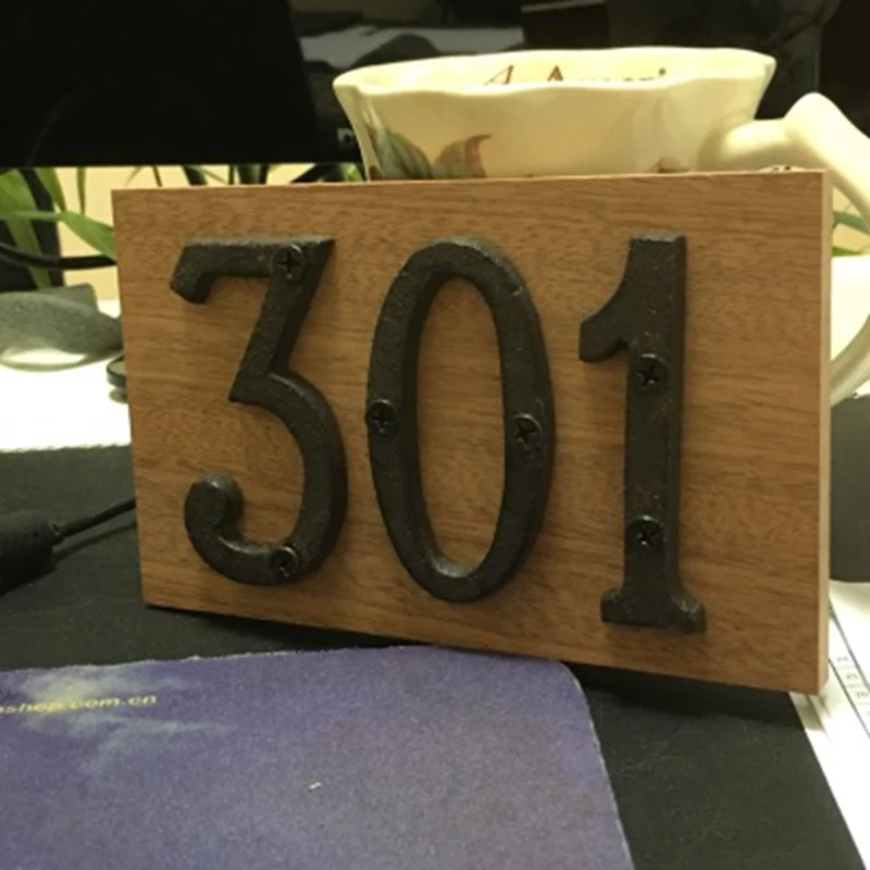 0-9 Cast Iron Digits House Number Plates Home Garden Wall Decoration House Hotel Door Plate Retro Room Address Number Plaque
0-9 Cast Iron Digits House Number Plates Home Garden Wall Decoration House Hotel Door Plate Retro Room Address Number Plaque