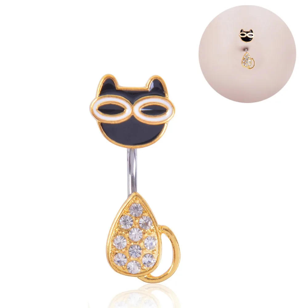 1PC Piercing Navel Surgical Steel Single Crystal Rhinestone Belly Button Rings Animal Navel Piercing Ombligo Nombril Earrings
1PC Piercing Navel Surgical Steel Single Crystal Rhinestone Belly Button Rings Animal Navel Piercing Ombligo Nombril Earrings