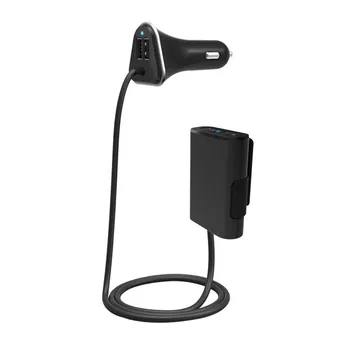 ihens5 4 Ports USB Car Charger 9.6A 48W with 1.8m Cords Fit for Auto Car Front Backseat Charging Adapter for iPhone 7 Samsung
ihens5 4 Ports USB Car Charger 9.6A 48W with 1.8m Cords Fit for Auto Car Front Backseat Charging Adapter for iPhone 7 Samsung