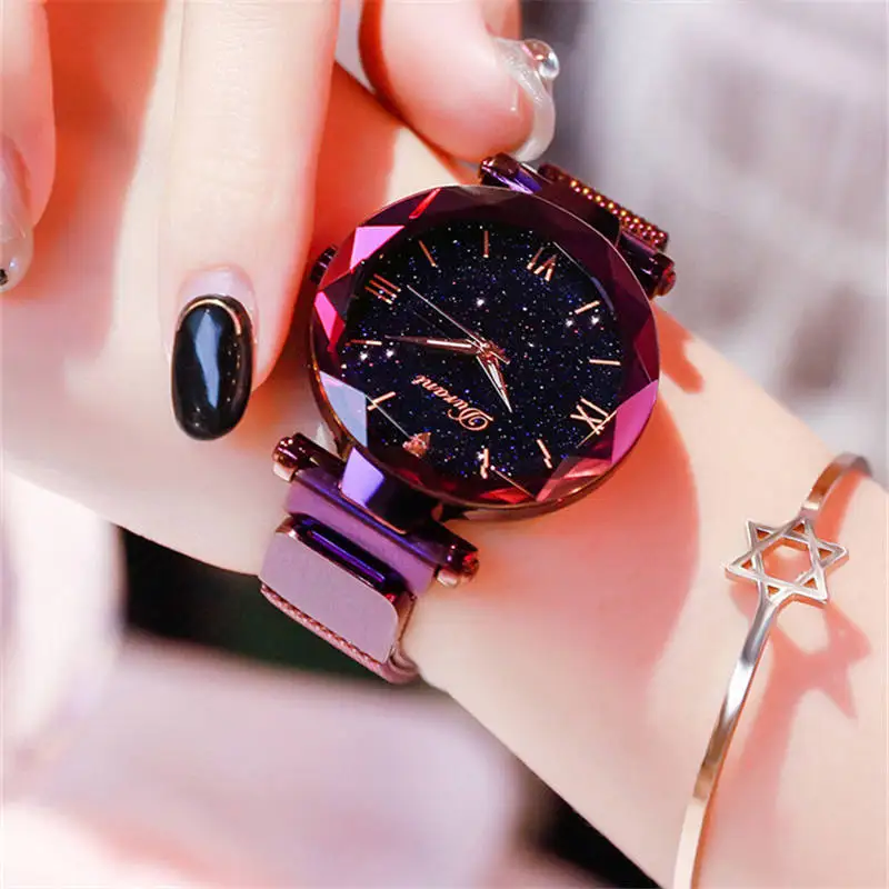 2019 Hot Sale Women Watch Magnetic Lock Mesh Band Stainless Steel Quartz Wristwatch Lady Female Starry Sky Watches
2019 Hot Sale Women Watch Magnetic Lock Mesh Band Stainless Steel Quartz Wristwatch Lady Female Starry Sky Watches