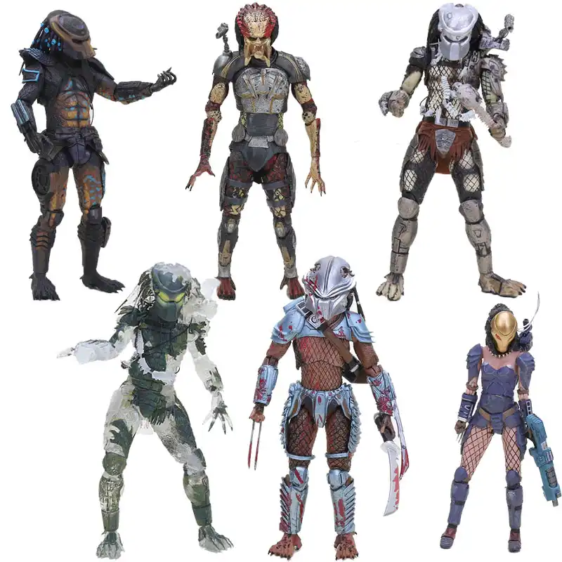 Neca エイリアン Vs プレデターシリーズコンクリートジャングルフィギュアハンターエイリアン彼女 Predator Pvc アクションフィギュアコレクタブルモデル玩具 Gooum