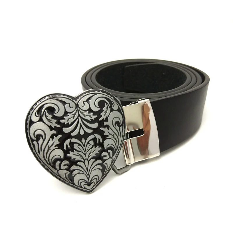 Vintage Belts for women Black PU leather belt women with Heart-shaped Arabesque pattern COWGIRL CLIP metal belt buckle
Vintage Belts for women Black PU leather belt women with Heart-shaped Arabesque pattern COWGIRL CLIP metal belt buckle