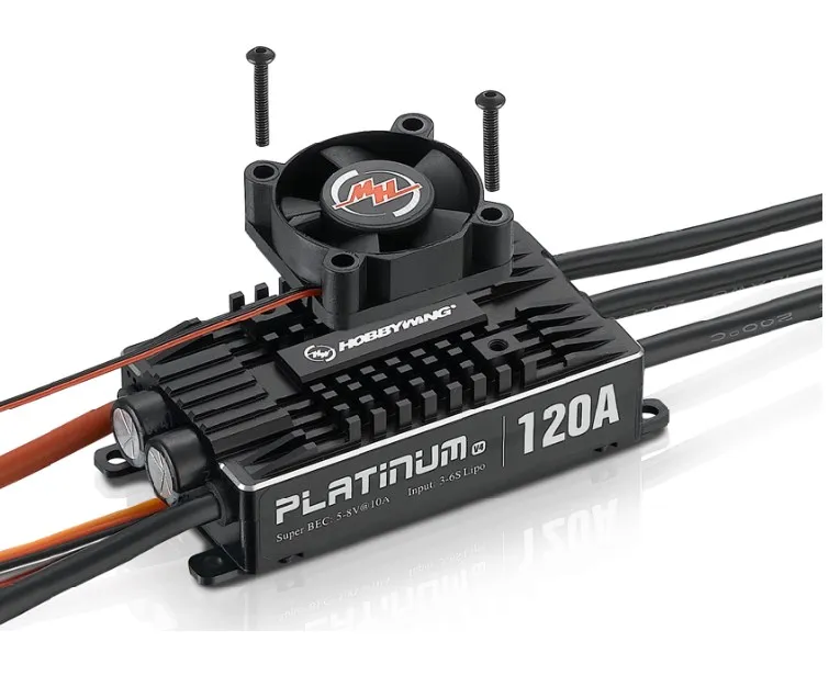 Hobbywing Platinum Pro V4 120A 3-6S Lipo BEC Empty Mold Brushless ESC for RC Aircraft Helicopter Flyradar model
Hobbywing Platinum Pro V4 120A 3-6S Lipo BEC Empty Mold Brushless ESC for RC Aircraft Helicopter Flyradar model