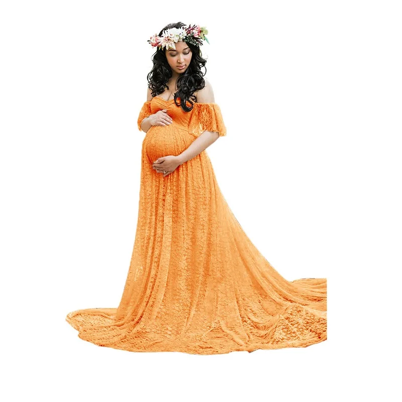Kidlove Short Sleeve Pregnancy Women Lace Dress for Photo Shoot Photography Props
Kidlove Short Sleeve Pregnancy Women Lace Dress for Photo Shoot Photography Props