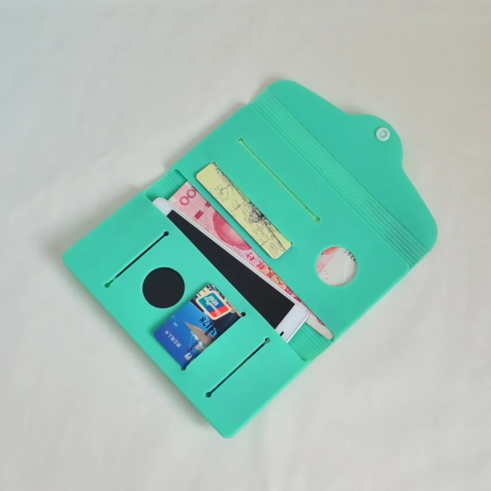 Silicone clutch wallet with band card holder, Cute jelly candy Pastels Fluorescence neon color silicone purse for lady
Silicone clutch wallet with band card holder, Cute jelly candy Pastels Fluorescence neon color silicone purse for lady