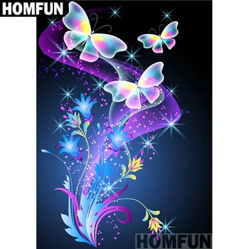 HOMFUN Full Square/Round Drill 5D DIY Diamond Painting "Flower & butterfly" 3D Embroidery Cross Stitch 5D Home Decor A00988
HOMFUN Full Square/Round Drill 5D DIY Diamond Painting "Flower & butterfly" 3D Embroidery Cross Stitch 5D Home Decor A00988