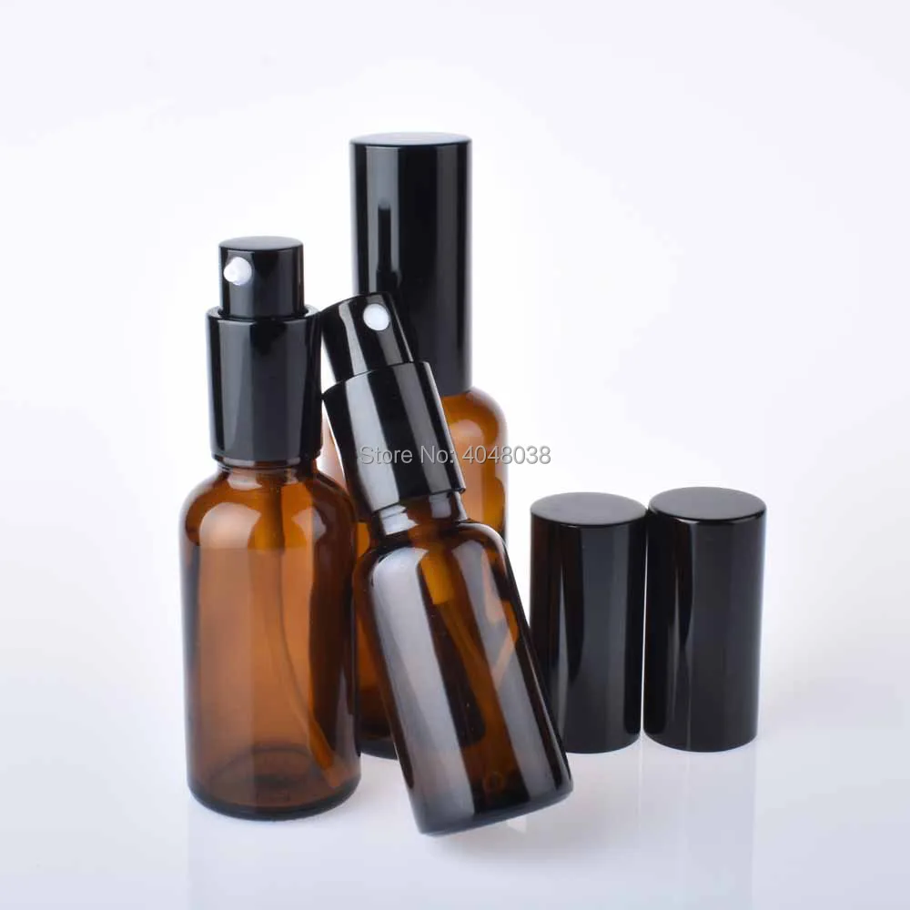 Various Specifications Essence Oil Container Dark Brown Spray Bottle Empty Glass Emulsion Bottle Portable Liquid Foundation Case