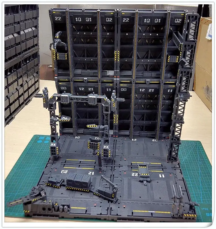 CG Gundam Hangar Domain base Scenario building action figure model , ABFG combination
CG Gundam Hangar Domain base Scenario building action figure model , ABFG combination