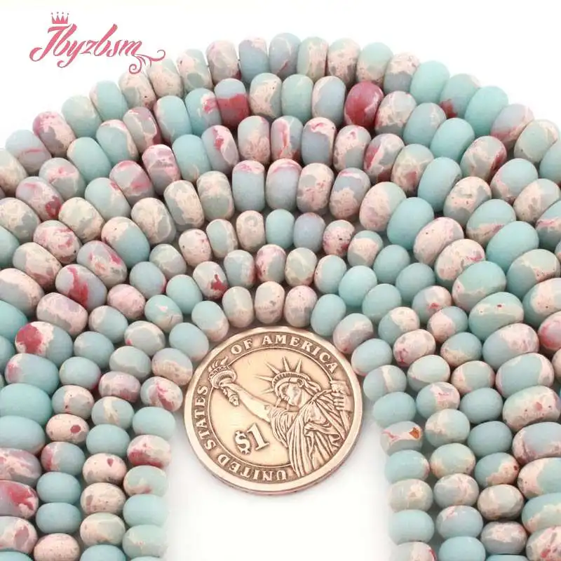 3x6mm 4x8mm Rondelle Frost Heishi ShouShan Stone Spacer Loose Beads For DIY Necklace Bracelet Jewelry Making 15" Free Shipping
3x6mm 4x8mm Rondelle Frost Heishi ShouShan Stone Spacer Loose Beads For DIY Necklace Bracelet Jewelry Making 15" Free Shipping