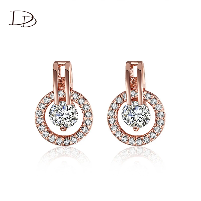2019 women's earring Small Circle Rose Gold Color aretes women's earrings aros pendientes mujer moda for women E166
2019 women's earring Small Circle Rose Gold Color aretes women's earrings aros pendientes mujer moda for women E166