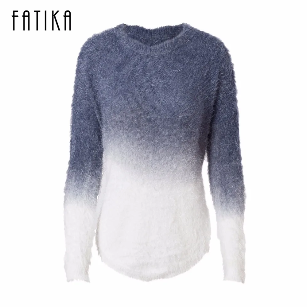 FATIKA 2017 Autumn Winter Cashmere Sweater Women Fashion O-neck Sweater Loose Fluffy Wool Women Pullover Sweaters
FATIKA 2017 Autumn Winter Cashmere Sweater Women Fashion O-neck Sweater Loose Fluffy Wool Women Pullover Sweaters
