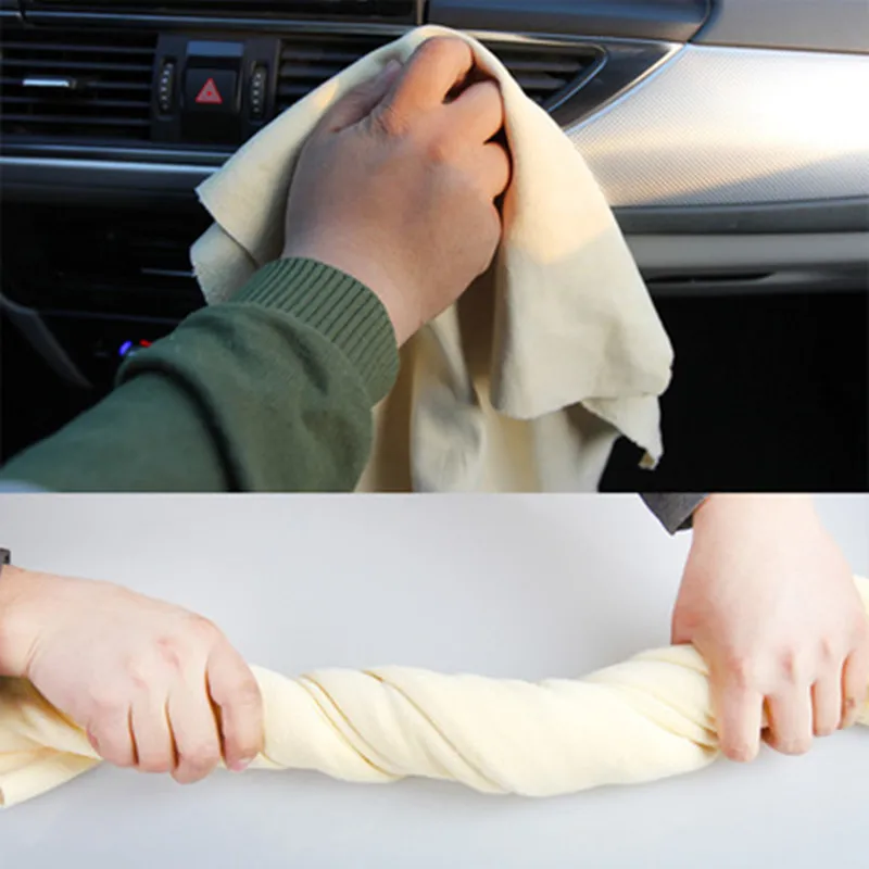 Super Absorbent Car Washing Towels Natural Chamois Leather Quick Dry Towel for Auto Home Kitchen Furniture Glass Cleaning Cloth
Super Absorbent Car Washing Towels Natural Chamois Leather Quick Dry Towel for Auto Home Kitchen Furniture Glass Cleaning Cloth