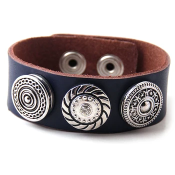 Free shipping New arrival black epoxy with CZ stone vortex metal button leather Bracelets noble blue Leather Wrap Bracelet
Free shipping New arrival black epoxy with CZ stone vortex metal button leather Bracelets noble blue Leather Wrap Bracelet