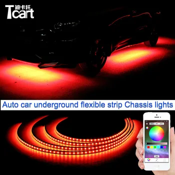Tcart 4x Auto LED Strips APP Control High Brightness 12V 5050 12smd Car Flexible LED Light RGB Decorative Lamp For Audi a3 8p q7
Tcart 4x Auto LED Strips APP Control High Brightness 12V 5050 12smd Car Flexible LED Light RGB Decorative Lamp For Audi a3 8p q7