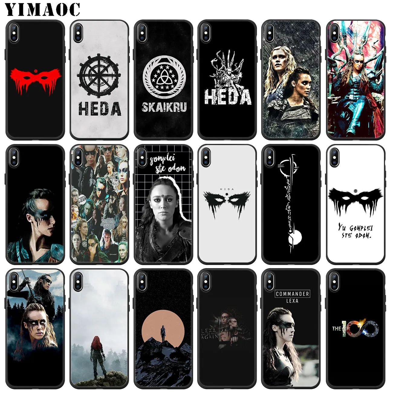YIMAOC Heda Lexa The 100 TV Show Soft Silicone Phone Case for iPhone XS Max XR X 6 6S 7 8 Plus 5 5S SE 10 TPU Black Cover
YIMAOC Heda Lexa The 100 TV Show Soft Silicone Phone Case for iPhone XS Max XR X 6 6S 7 8 Plus 5 5S SE 10 TPU Black Cover