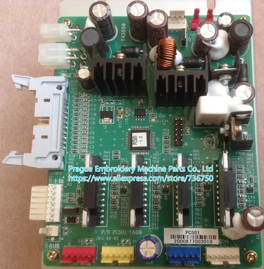 Genuine Dahao P/N PC501 control board card for Low Voltage Open-loop controller of Chinese embroidery machines / spare parts
Genuine Dahao P/N PC501 control board card for Low Voltage Open-loop controller of Chinese embroidery machines / spare parts