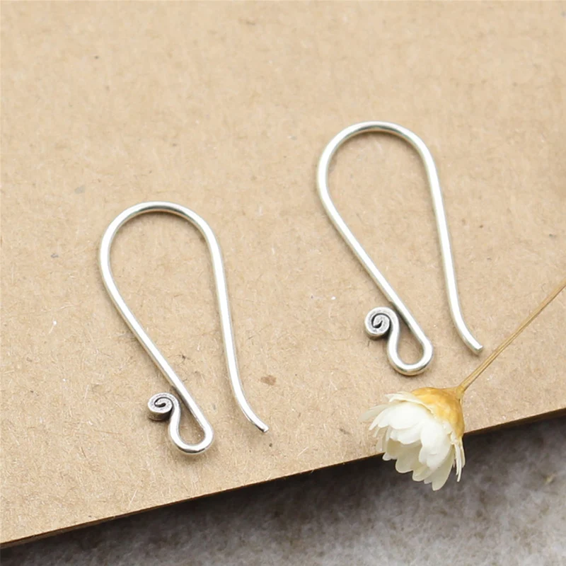 925 Thai stering silver retro big ear hook for making jewelry accessories Earrings Hooks 9*22mm 5pairs
925 Thai stering silver retro big ear hook for making jewelry accessories Earrings Hooks 9*22mm 5pairs