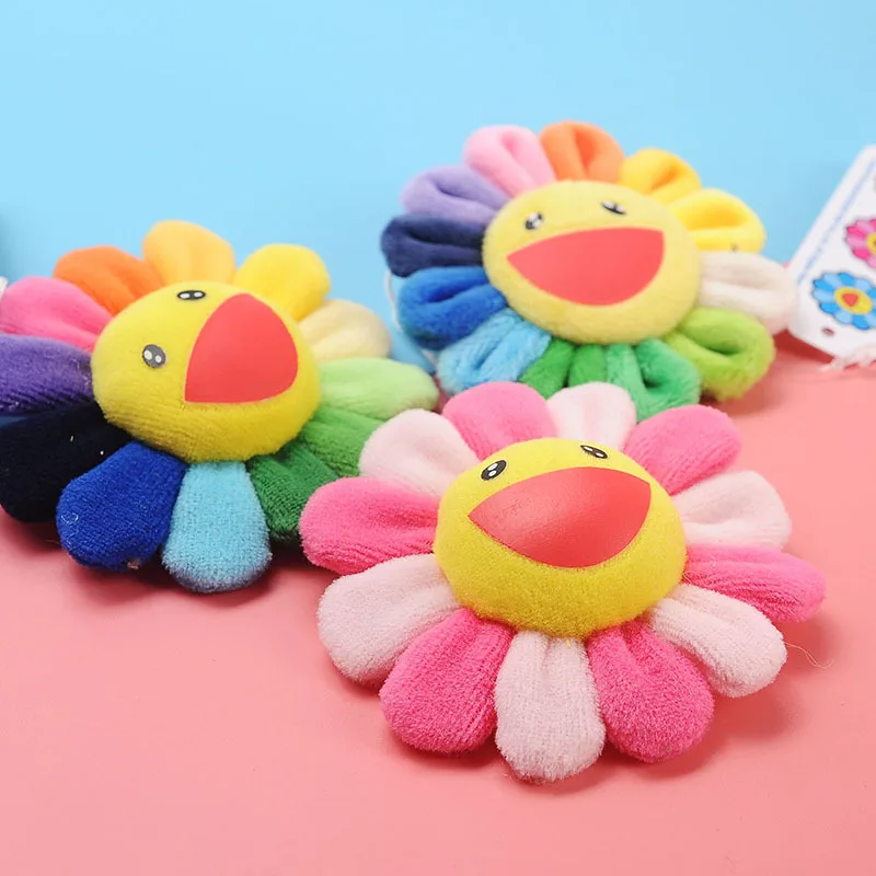 Small brooch Colorful Rainbow Emoticon Sun Flower Doll brooch Realistic Plush Toys Children's Gifts
Small brooch Colorful Rainbow Emoticon Sun Flower Doll brooch Realistic Plush Toys Children's Gifts