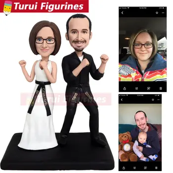 custom bobblehead Karate figures black belt taekwondo figurines wedding cake topper customized costume bobble head
custom bobblehead Karate figures black belt taekwondo figurines wedding cake topper customized costume bobble head