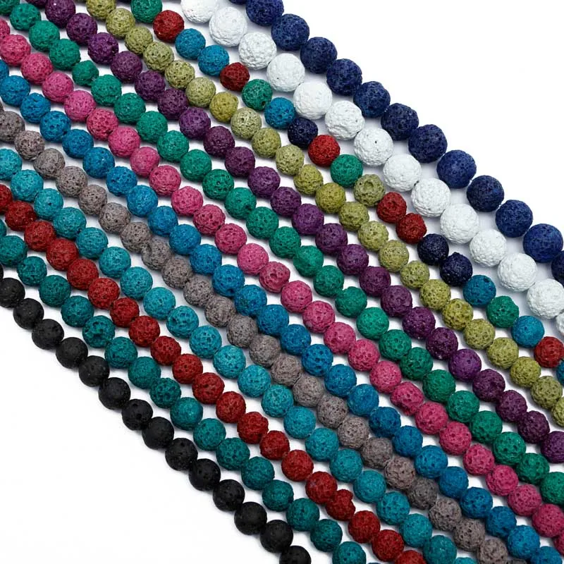 1strip 4/6/8/10/12/14mm Natural colorful Volcanic Lava Stone Round Bead Round Loose Beads DIY Bracelet Bead Wholesale
1strip 4/6/8/10/12/14mm Natural colorful Volcanic Lava Stone Round Bead Round Loose Beads DIY Bracelet Bead Wholesale