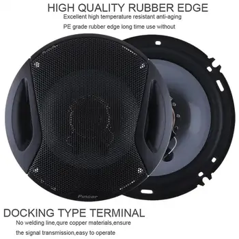 2pcs 6inch 160mm 400W Max 2 Way Car Coaxial Speaker Auto Audio Music Stereo Speakers for Vehicle Door SubWoofer for Cars Vehicle
2pcs 6inch 160mm 400W Max 2 Way Car Coaxial Speaker Auto Audio Music Stereo Speakers for Vehicle Door SubWoofer for Cars Vehicle
