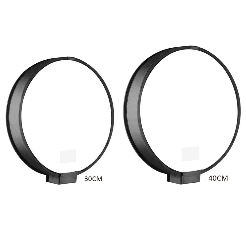 30/40cm Round Universal Portable Speedlight Softbox Flash Diffuser On-top Soft Box for Camera
30/40cm Round Universal Portable Speedlight Softbox Flash Diffuser On-top Soft Box for Camera