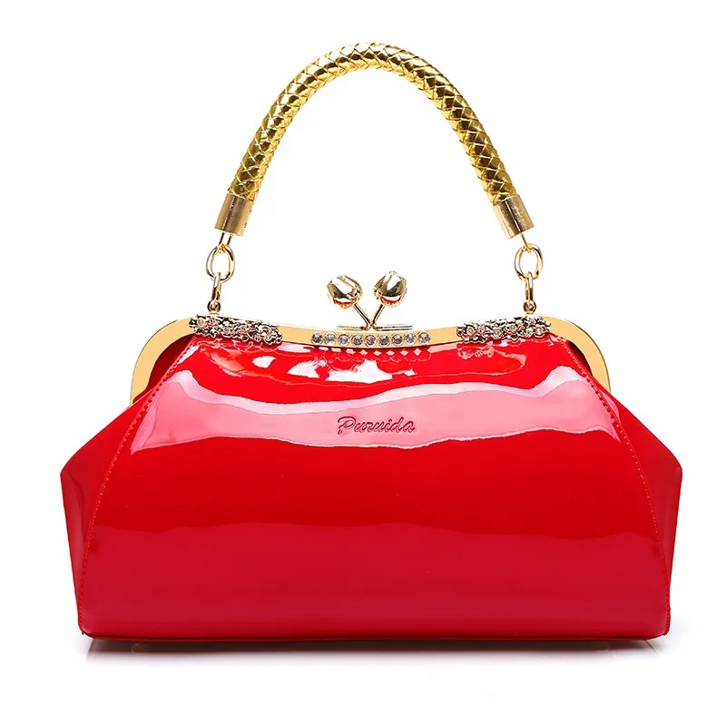 2018 Patent Leather Tote Women Bag Fashion Ladies Evening Wedding HandBags For Women Bolsa Feminina Top Handle Bags
2018 Patent Leather Tote Women Bag Fashion Ladies Evening Wedding HandBags For Women Bolsa Feminina Top Handle Bags