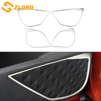 Zlord 2Pcs Car Door Speaker Ring Circle Trim Door Sound Audio Speaker Cover Sticker for Toyota C-HR CHR 2016 2017 2018
Zlord 2Pcs Car Door Speaker Ring Circle Trim Door Sound Audio Speaker Cover Sticker for Toyota C-HR CHR 2016 2017 2018
