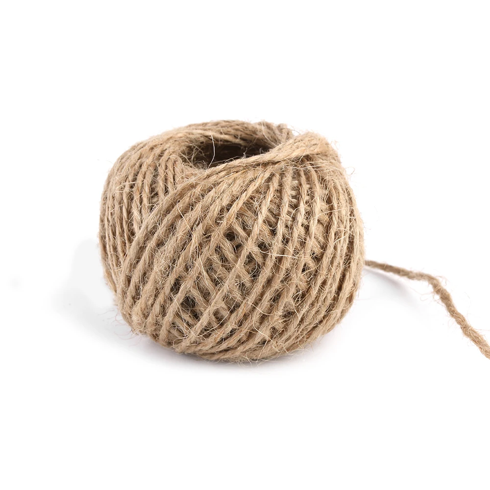 30M Natural Burlap Hessian Jute Twine Cord Hemp Rope String Gift Packing Strings Chritmas Wedding Party supplies
30M Natural Burlap Hessian Jute Twine Cord Hemp Rope String Gift Packing Strings Chritmas Wedding Party supplies