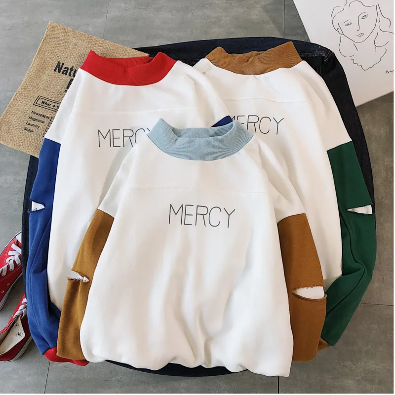 Fashion Casual Men's Hoodie Spring And Autumn New M-5XL Hole Stitching Loose Head Three Color Personality Youth Popular
Fashion Casual Men's Hoodie Spring And Autumn New M-5XL Hole Stitching Loose Head Three Color Personality Youth Popular