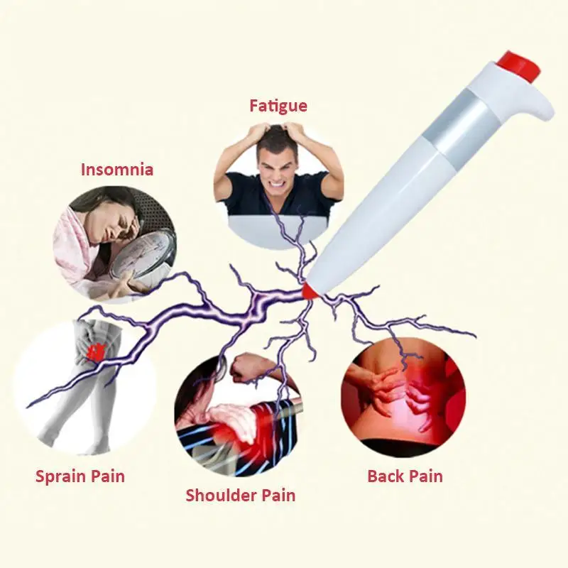 Electronic acupuncture pen Electric meridians Acupuncture machine Magnet Therapy instrument Meridian Energy Pen massager U2 |
