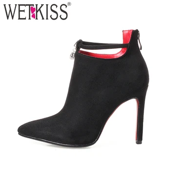 2018 Big Size 33-43 New Arrive Ladies Thin High Heels Shoes Woman Boots Zipper Crystal Party Shoe Winter Pointed toe Ankle Boots
2018 Big Size 33-43 New Arrive Ladies Thin High Heels Shoes Woman Boots Zipper Crystal Party Shoe Winter Pointed toe Ankle Boots