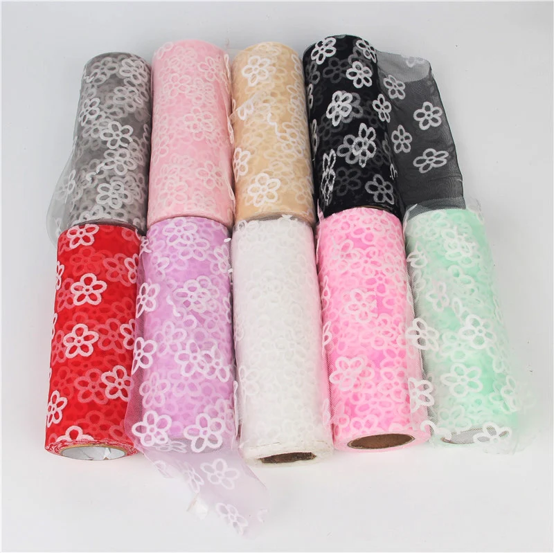 9.2MX15cm Flower Tulle Rolls Organza Sheer Gauze Tulle Roll DIY Craft Supplies Baby Show Wedding Decoration Christmas Gift
9.2MX15cm Flower Tulle Rolls Organza Sheer Gauze Tulle Roll DIY Craft Supplies Baby Show Wedding Decoration Christmas Gift