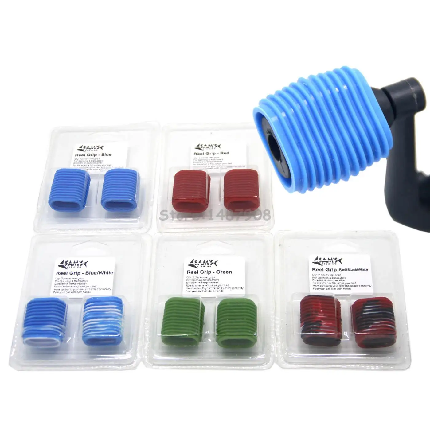 SAMSFX FISHING 6PCS Fishing Reel Grip Non-Slip Ergonomic Reel Handle Cover Knobs of Handle Grips Multicolor Optional
SAMSFX FISHING 6PCS Fishing Reel Grip Non-Slip Ergonomic Reel Handle Cover Knobs of Handle Grips Multicolor Optional