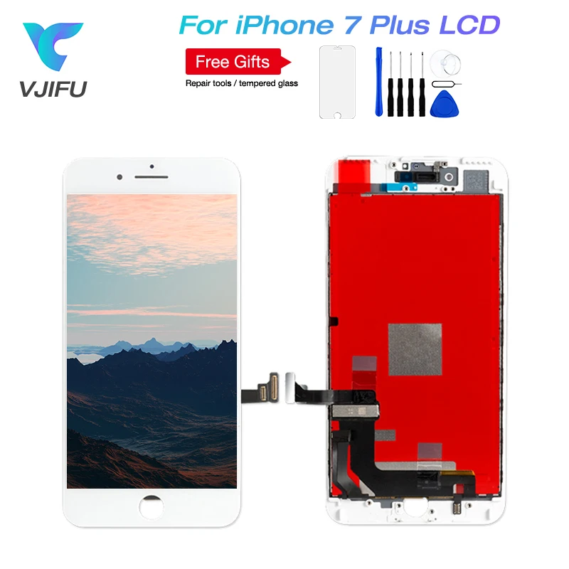 LCD For iPhone 7 Plus Display Touch Screen Assembly Replacement A1661 A1784 7+ LCD replacement Good 3D touch Free shipping
LCD For iPhone 7 Plus Display Touch Screen Assembly Replacement A1661 A1784 7+ LCD replacement Good 3D touch Free shipping